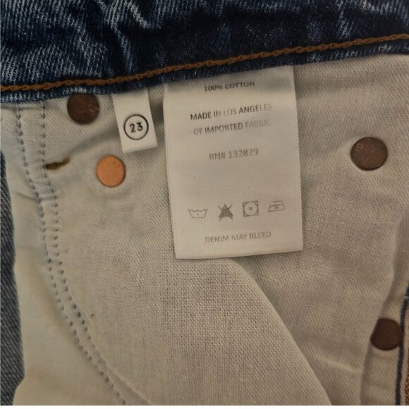 Grlfrnd The Melanie High Rise Boot Cut Cotton Denim Jeans 23 - Picture 8 of 12